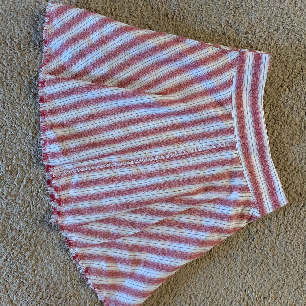 NWT Red Stripe Skirt Dolls Kill